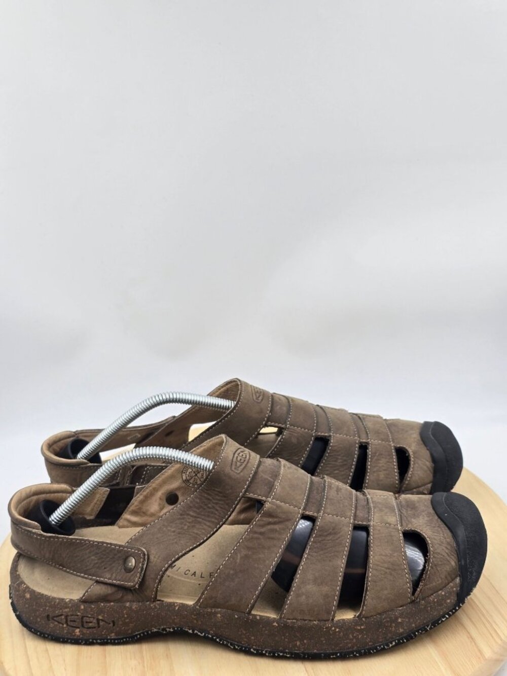 Keen Sandals Mens Brown Leather Fisherman Sz 13